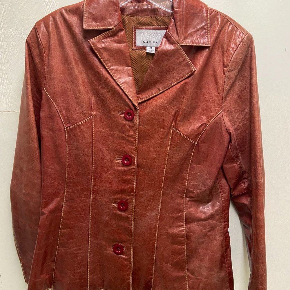 Vintage Tan Wilson's Leather Jacket
